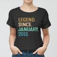 9Th Birthday Funny Gifts 9 Year Old Legend Since January 2013 V2 Women T-shirt