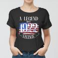 A Legend Since 1922 100Th Birthday Vintage Usa Flag Women T-shirt