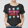 Alphabet I Love You Abcdefghi Funny Love Holiday Women T-shirt