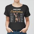 Anatomy Of A Black Chihuahua Funny Mom Dad Lover Theme Gifts Women T-shirt