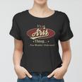 Aris Name Aris Family Name Crest Women T-shirt