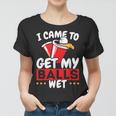 I Came To Get My Balls Wet Alkoholischer Bier-Pong Frauen Tshirt