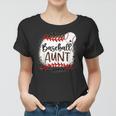 Baseball Aunt Leopard Baseball Aunt Women T-shirt