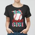 Baseball Gigi Cute Tie Dye Baseball Player And Fans Women T-shirt