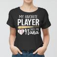 Baseball Grandma My Favorite Player Calls Me Nana Baseball Women T-shirt