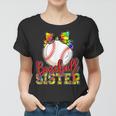 Baseball Sister Cute Baseball Gift For Sisters Children Kids Women T-shirt