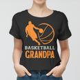 Basketball Opa Schwarzes Frauen Tshirt mit Spielergrafik