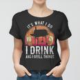 Bbq Smoker Its What I Do I Drink And Grill Things Beer Women T-shirt