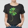Be Kind Green Ribbon Sunflower Mental Health Awareness Gifts Women T-shirt