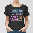 Behind Every Lineman Is A Lineman Mom Women T-shirt