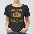 Best Of 1948 Jahrgang 75 Geburtstag Herren Damen Geschenk Frauen Tshirt