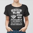 Billard Pool Snooker Billardkugel Queue Motiv Spruch Frauen Tshirt