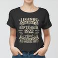 Birthday Gift 1922 Legend September 1922 Women T-shirt