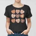 Black Teacher Funny Valentines Day African Pride Sweethearts Women T-shirt