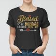 Blessed To Be Called Mimi Leopart Red Plaid Buffalo Xmas Women T-shirt