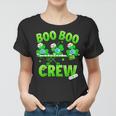 Boo Boo Crew Nurse St Patricks Day Shamrock Face Mask Nurse Women T-shirt
