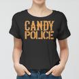 Candy Police Funny Halloween Costume Parents Mom Dad Women T-shirt