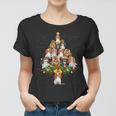 Cavalier King Charles Spaniel Christmas Tree Xmas Light Gift Women T-shirt