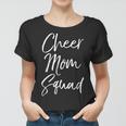 Cheerleader Mother Gift Cheerleading Quote Cheer Mom Squad Women T-shirt
