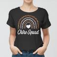 Chiro Squad Leopard Rainbow For Chiropractic Assistants Women T-shirt