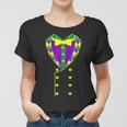 Cool Mardi Gras Tuxedo Suit New Orleans Festival Parade Women T-shirt
