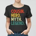 Cousin Held Mythos Legende Retro Vintage-Cousin Frauen Tshirt