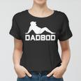 Dad Bod Funny Dadbod Silhouette With Beer Gut Women T-shirt