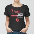 Damen Ich Werde Oma 2022 Frauen Tshirt, Lustige Verkündung Schwangerschaft