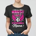 Damen Lustig Laute Und Stolze Fußball Mama Spruch Kind Frauen Frauen Tshirt
