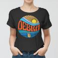 Debra Vintage Sunset Debra Groovy Batikmuster Frauen Tshirt