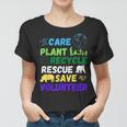 Earth Day 2023 Save Bees Rescue Animals Plant Trees Recycle Women T-shirt