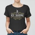 Eiskunstlauf-Legende Schwarzes Frauen Tshirt, Stilvoll für Eislaufbegeisterte