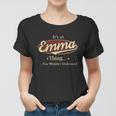 Emma Name Emma Family Name Crest Women T-shirt