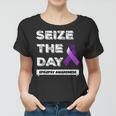 Epilepsy AwarenessShirt Seize The Day November Purple Women T-shirt