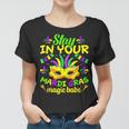 Fat Tuesdays Stay In Your Mardi Gras Magic Babe New Orleans V2 Women T-shirt