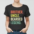 Funny Bearded Brother Uncle Beard Legend Vintage Retro Women T-shirt