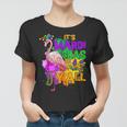 Funny Carnival Party Gift Idea Flamingo Mardi Gras V5 Women T-shirt