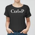 Funny Ctrl P Father & Son Mother & Daughter Paste Women T-shirt
