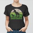 Funny Daddy DinosaurShirt Daddysaurus Fathers Day Shirts Women T-shirt