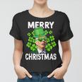 Funny Joe Biden Merry Christmas Confused St Patricks Day V3 Women T-shirt