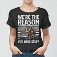 Funny Trucker Design For Men Women Semi Truck Driver Lover Women T-shirt