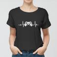 Gamer Heartbeat Video Game Controller Gaming Vintage Retro Women T-shirt
