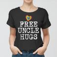 Gay Pride Free Hugs For Lgbt For Uncle Women T-shirt