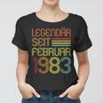 Geburtstag Legendär Seit Februar 1983 40 Years Frauen Tshirt