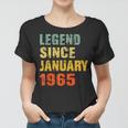 Geschenke Zum 57 Geburtstag Legende Seit Januar 1965 Frauen Tshirt