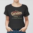 Gordon Name Gordon Family Name Crest Women T-shirt