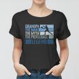 Grandpa Myth Pickleball Legend Vintage Blue Graphic Funny Gift Women T-shirt