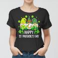 Happy St Patricks Day Irish Shamrock Love Lucky Leaf Women T-shirt