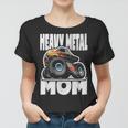Heavy Metal Mom Retro Monster Truck Music Mother Women T-shirt