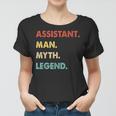 Herren Assistent Mann Mythos Legende Frauen Tshirt